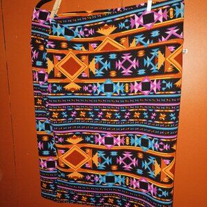 LulaRoe native print Cassie Skirt Size xl NWOT Multi Colors